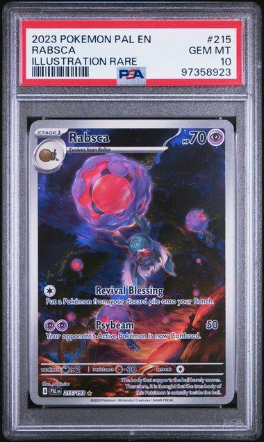 2023 Pokemon Paldea Evolved Rabsca 215 PSA 10