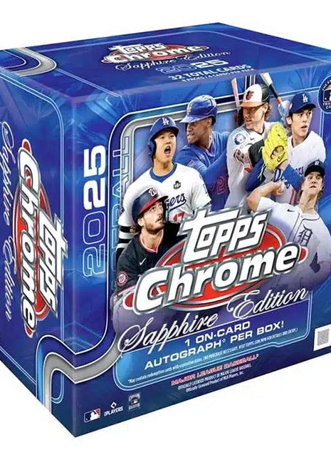 2025 Topps Chrome Baseball Sapphire Edition Hobby Box