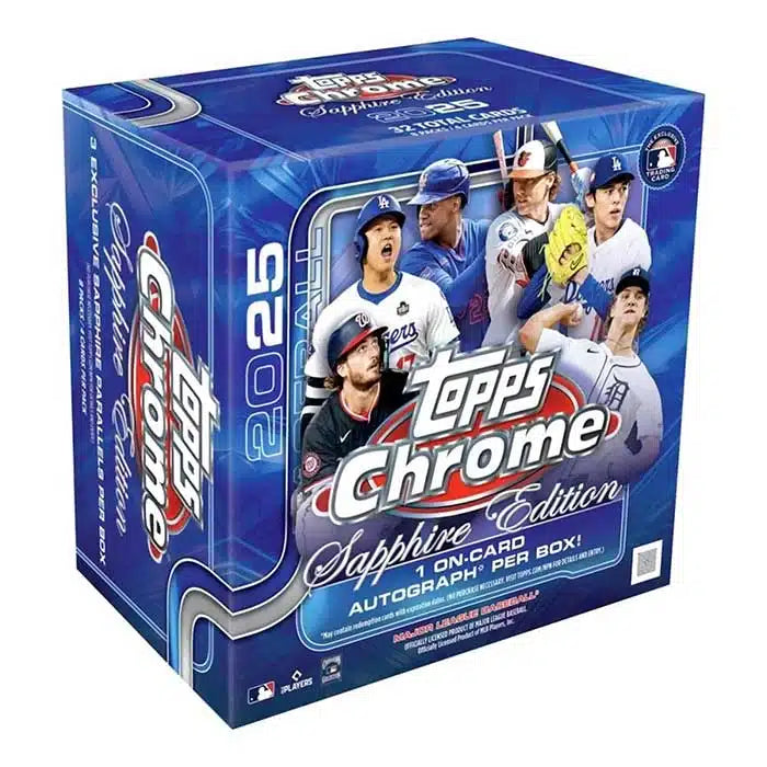 2025 Topps Chrome Baseball Sapphire Edition Hobby Box