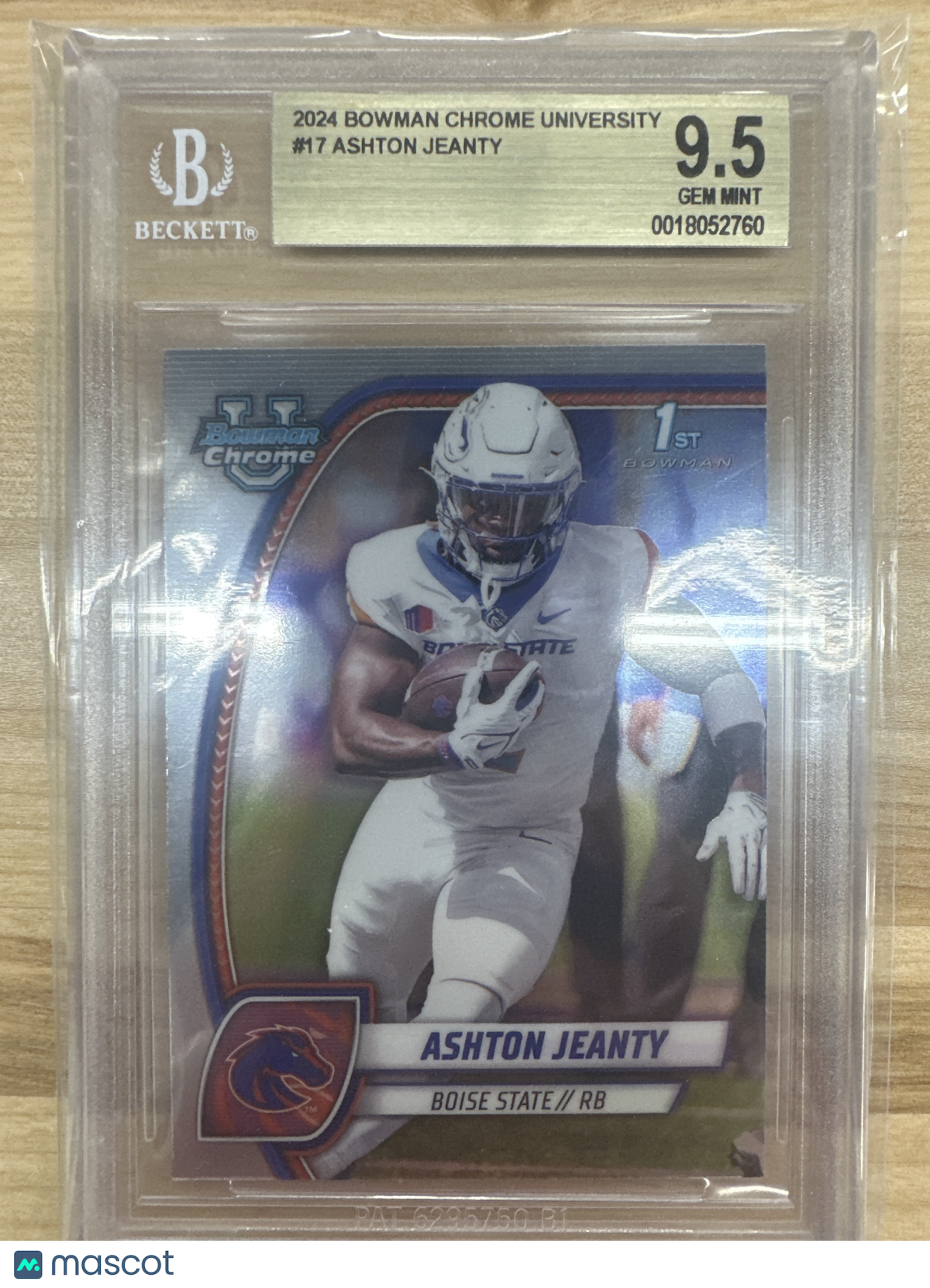 2024  Bowman U Chrome 1st Ashton Jeanty Rookie  #17 RC BGS 9.5