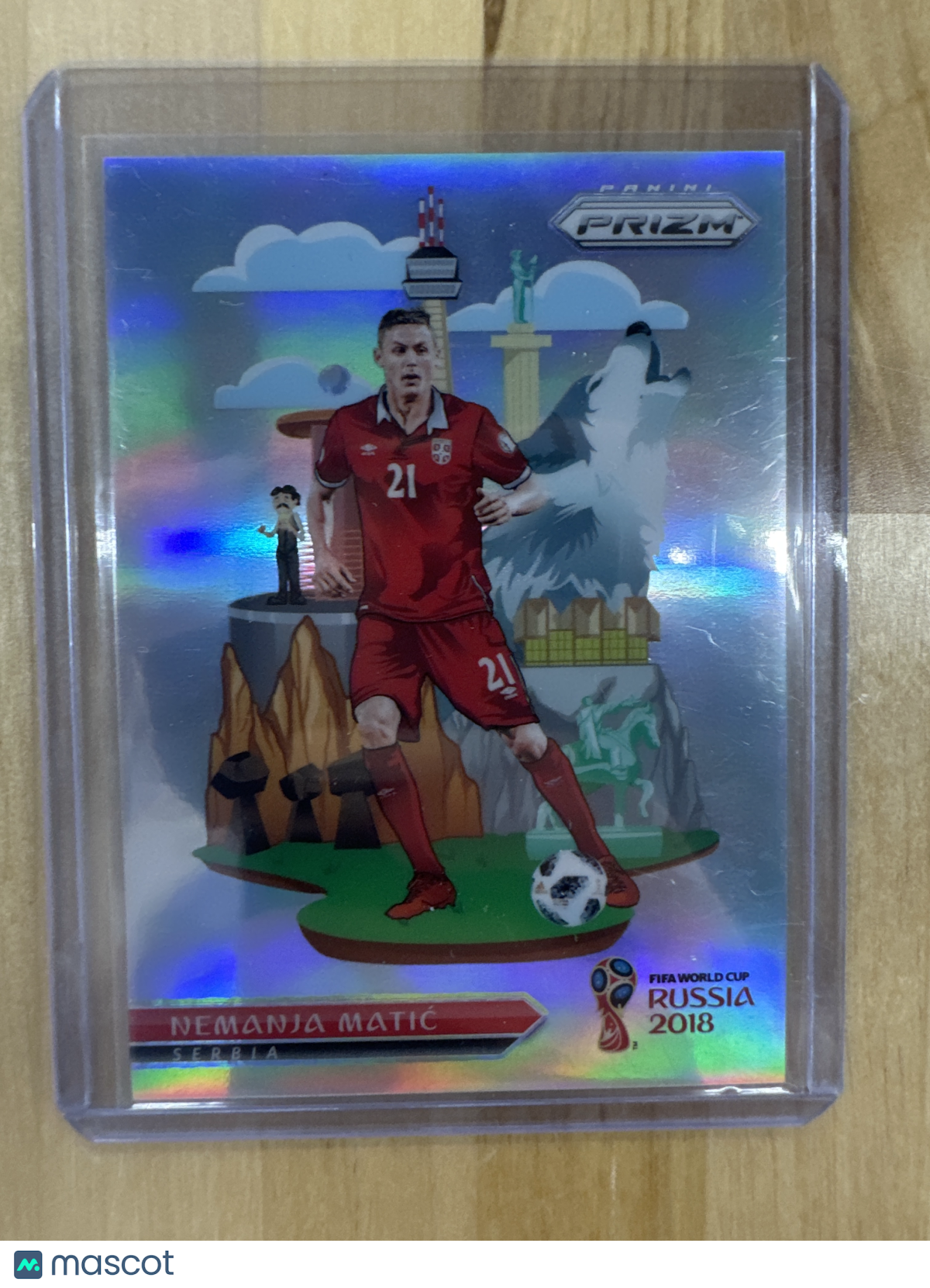 2018 Prizm Nemanja Matic National Land Marks Case Hit