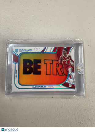 2023-24 Immaculate Kobe Bufkin Patch 1/1 Heel Logo