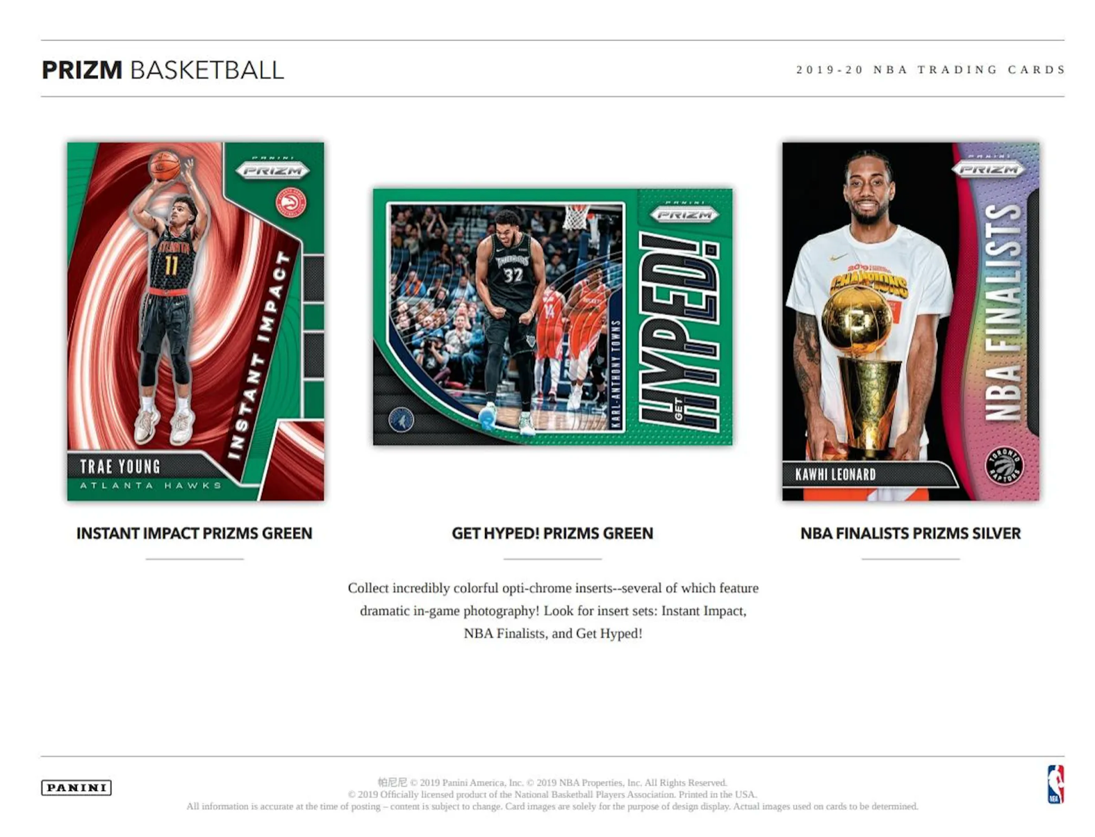 2019-20 Panini Prizm Basketball Blaster Box