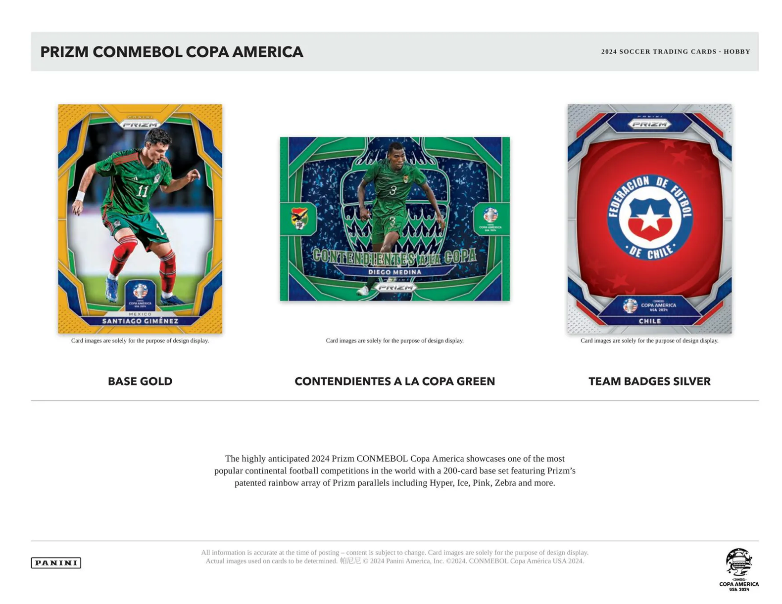 2024 Panini Copa America Soccer Hobby Box