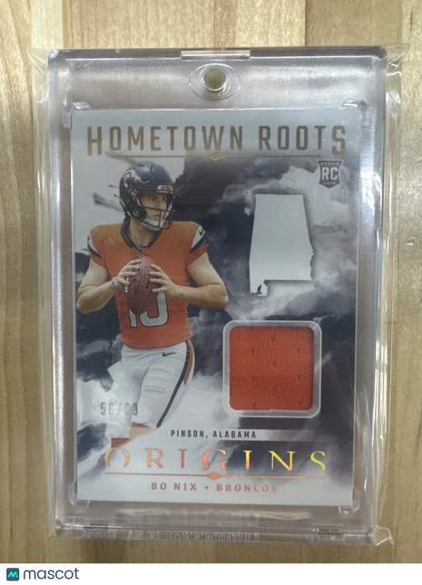 2024 Origins Bo Nix Hometown Roots Patch /99