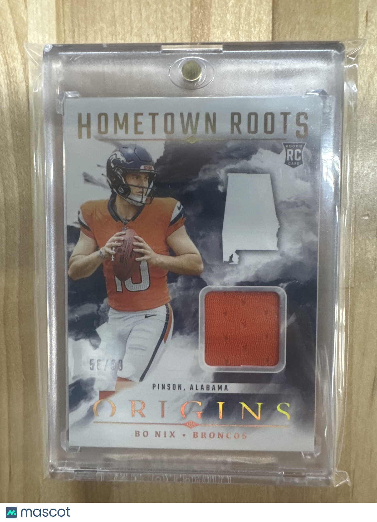 2024 Origins Bo Nix Hometown Roots Patch /99