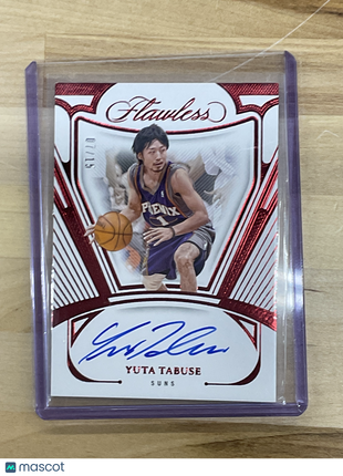 2023-24 Flawless Yuta Tabuse Red Auto /15