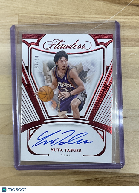 2023-24 Flawless Yuta Tabuse Red Auto /15