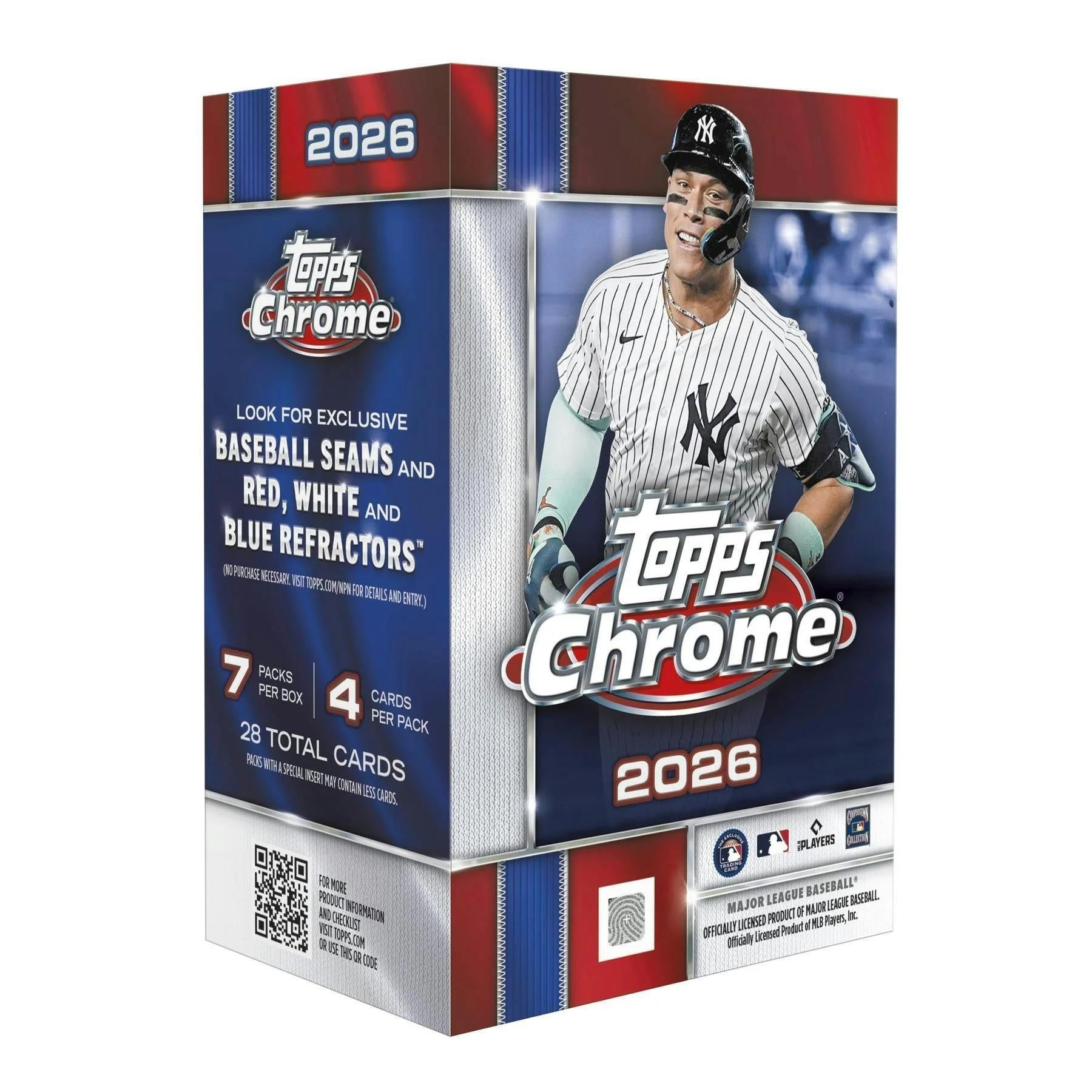 2026 Topps Chrome Baseball MLB Blaster Value Box