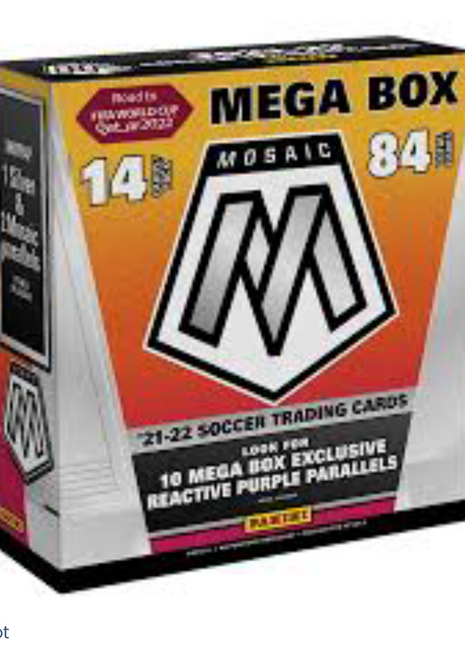 2021-22 Panini Mosaic FIFA World Cup Mega Box