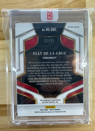 2023 Panini Select Elly De La Cruz Ice Auto /23