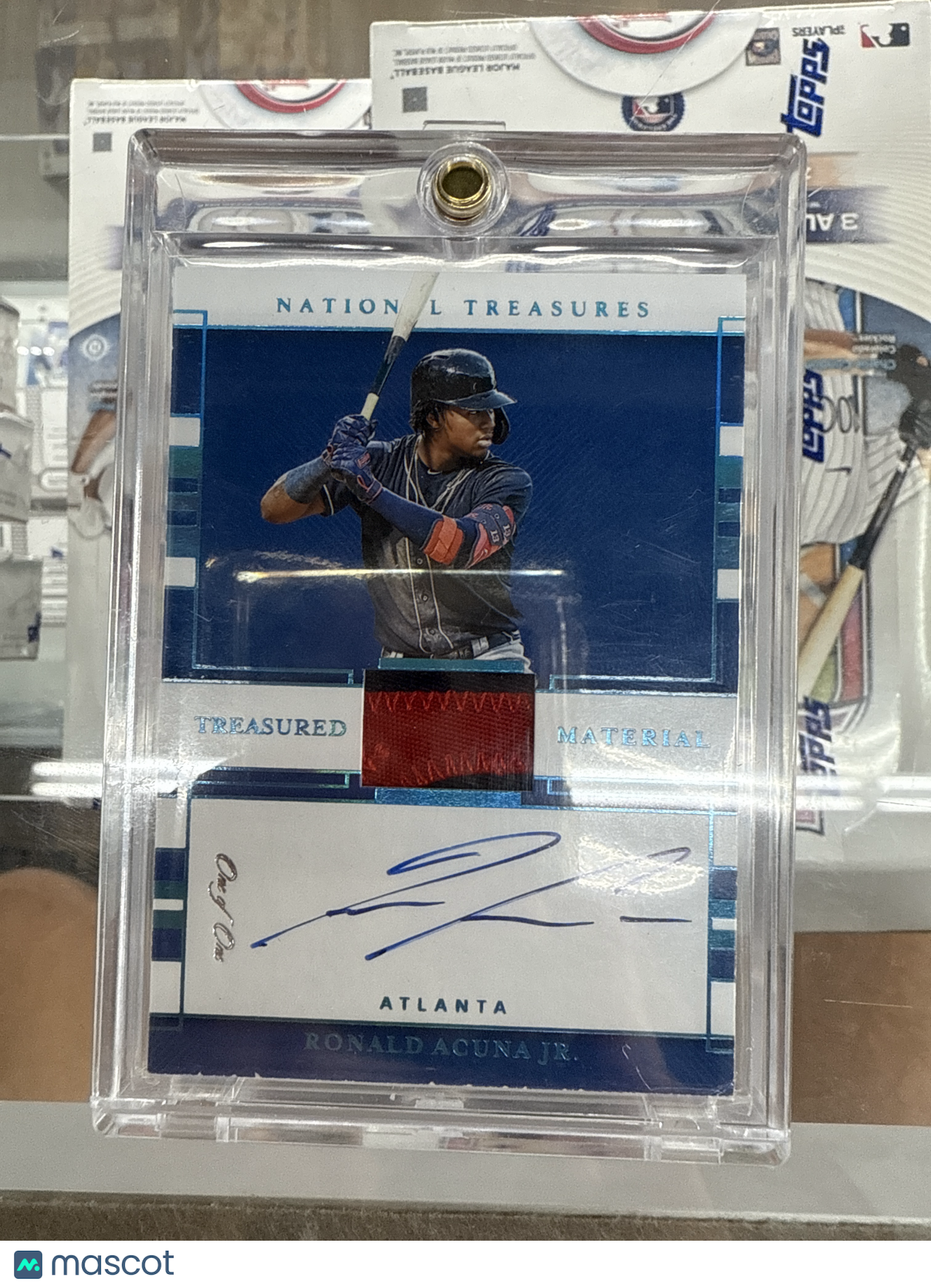 2020 National Treasures Ronald Acuna Jr. Patch Auto 1/1 Braves