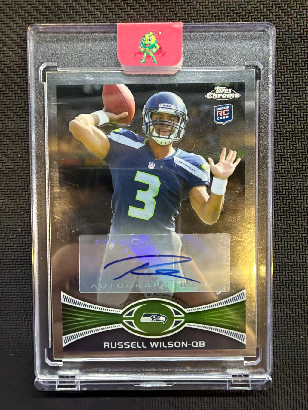 2012 Topps Chrome Russell Wilson Rookie Auto #40 Seahawks
