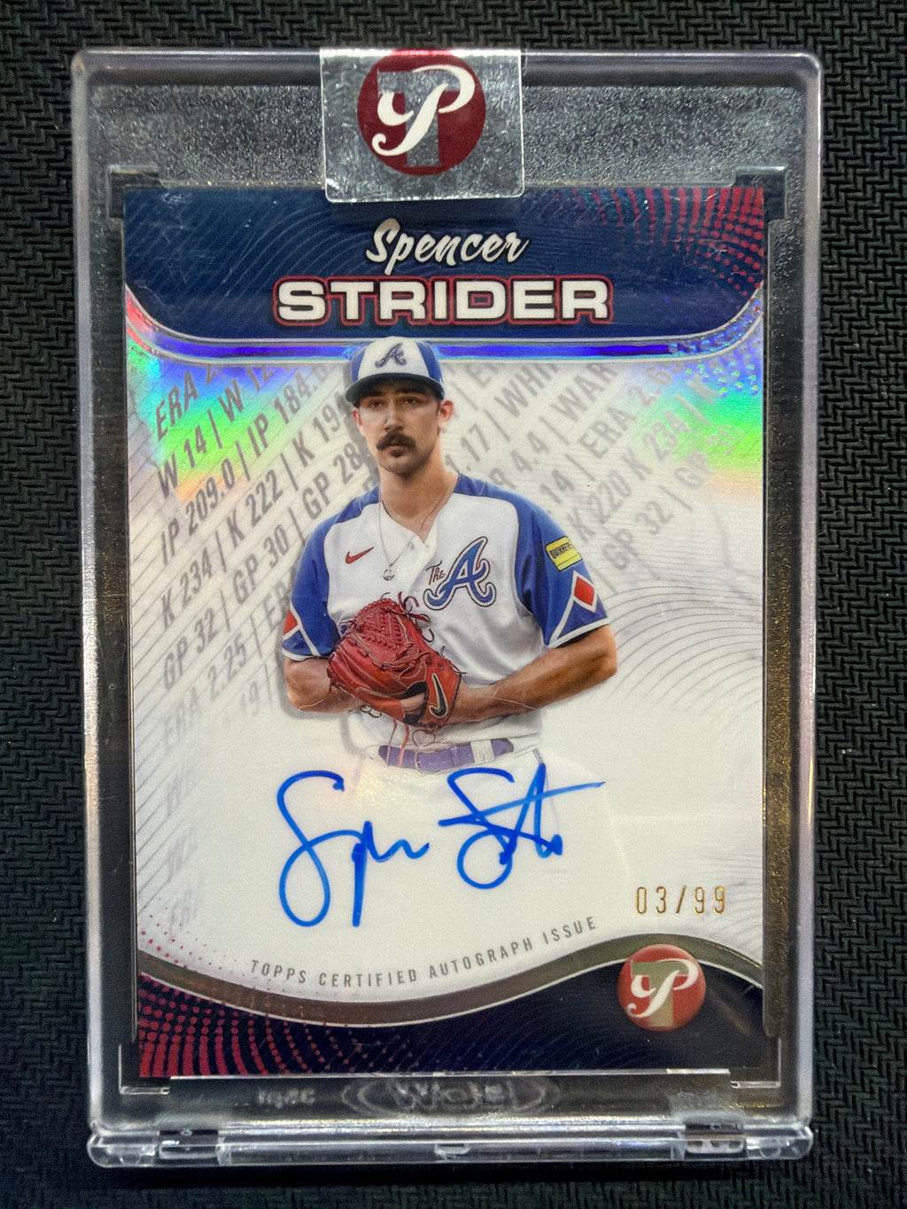 2024 Topps Pristine Spencer Strider Auto /99 Braves