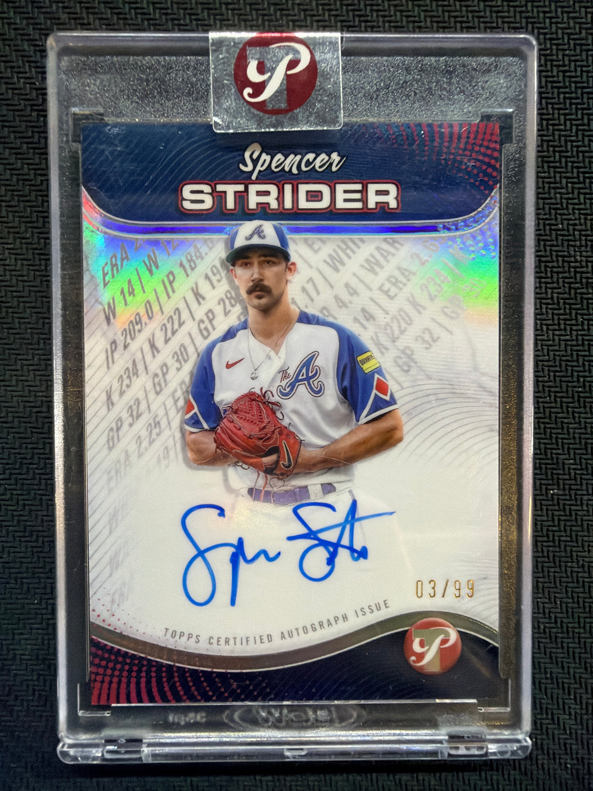 2024 Topps Pristine Spencer Strider Auto /99 Braves