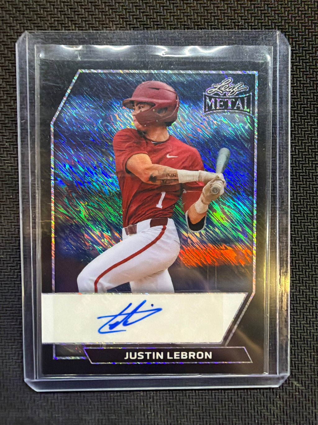 2026 Leaf Metal Justin Lebron Auto /2 Alabama