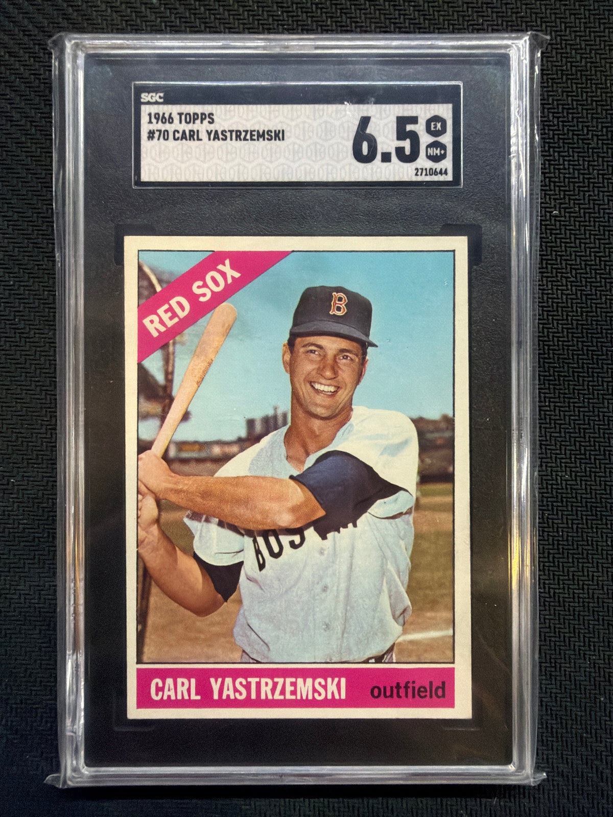 1966 Topps Carl Yastrzemski #70 SGC 6.5 Red Sox