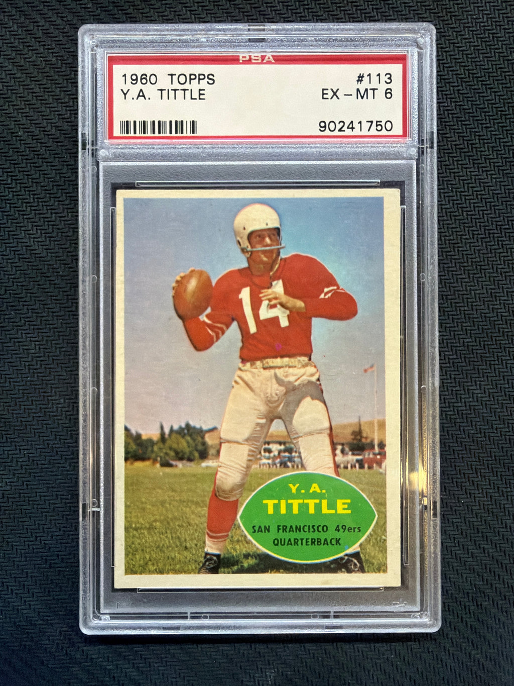 1960 Topps Y.A. Tittle #113 PSA 6