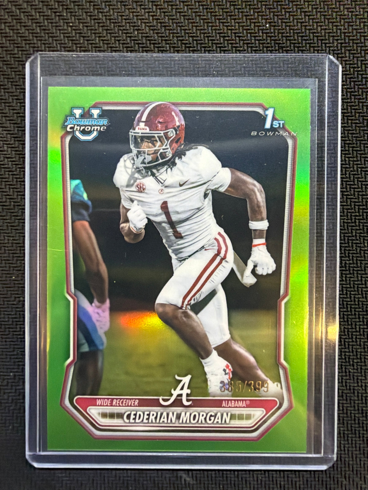 2026 Bowman Chrome Cederian Morgan Green /399 Alabama