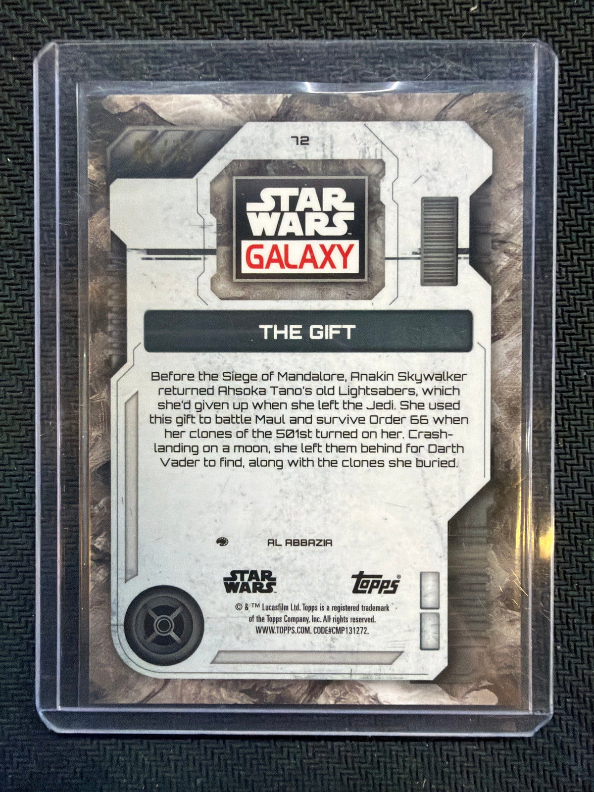 2026 Topps Chrome Star Wars Galaxy The Gift Logofractor /77 #72