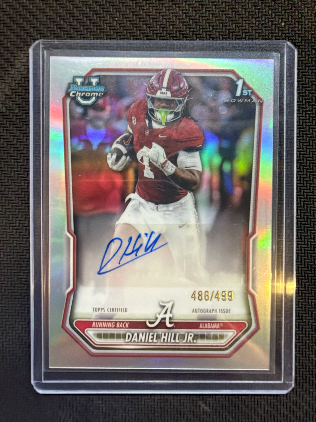 2026 Bowman Chrome Daniel Hill Auto Refractor /499 Alabama
