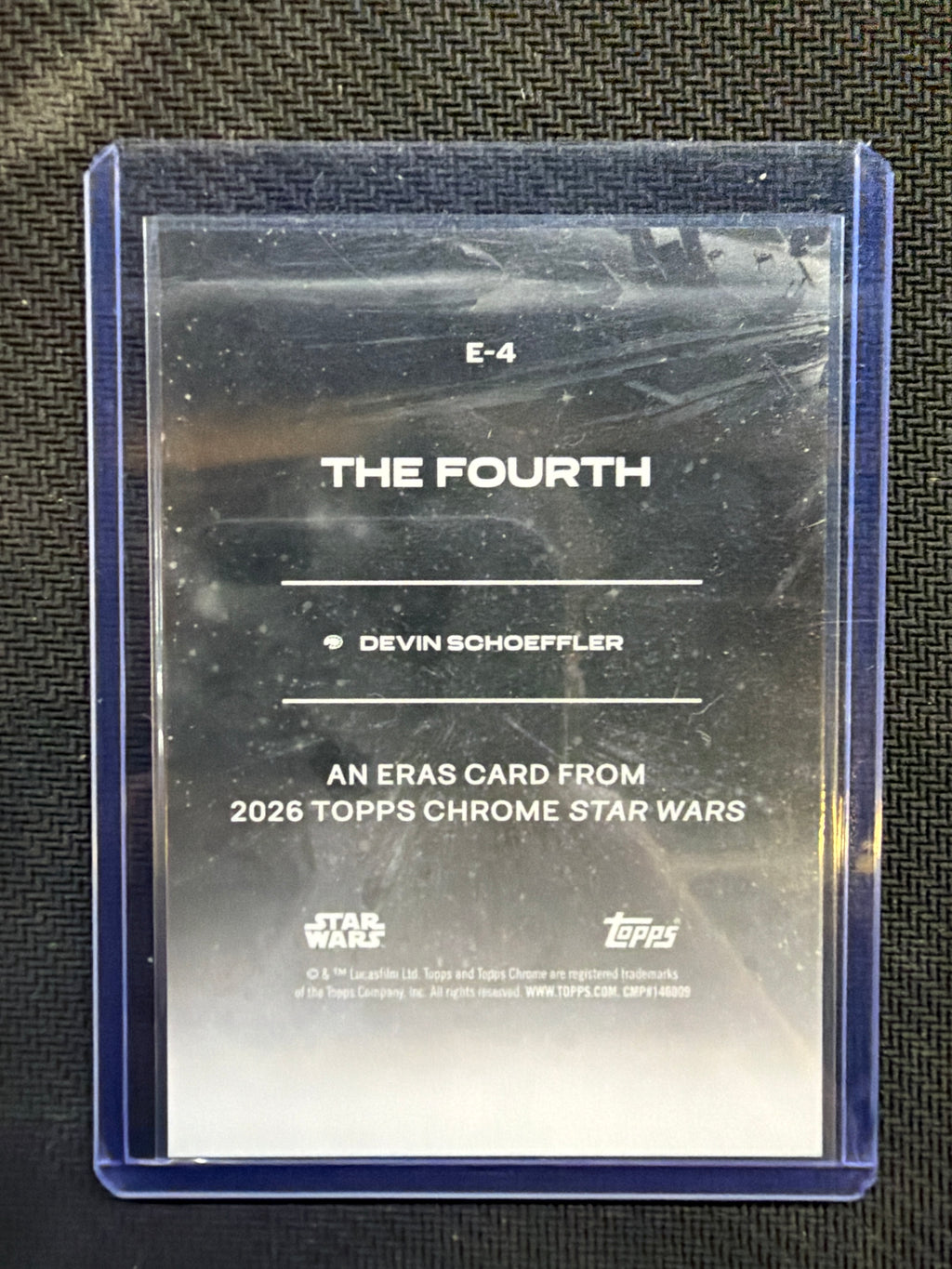 2026 Topps Chrome Star Wars The Fourth #E-4 SSP Eras Insert
