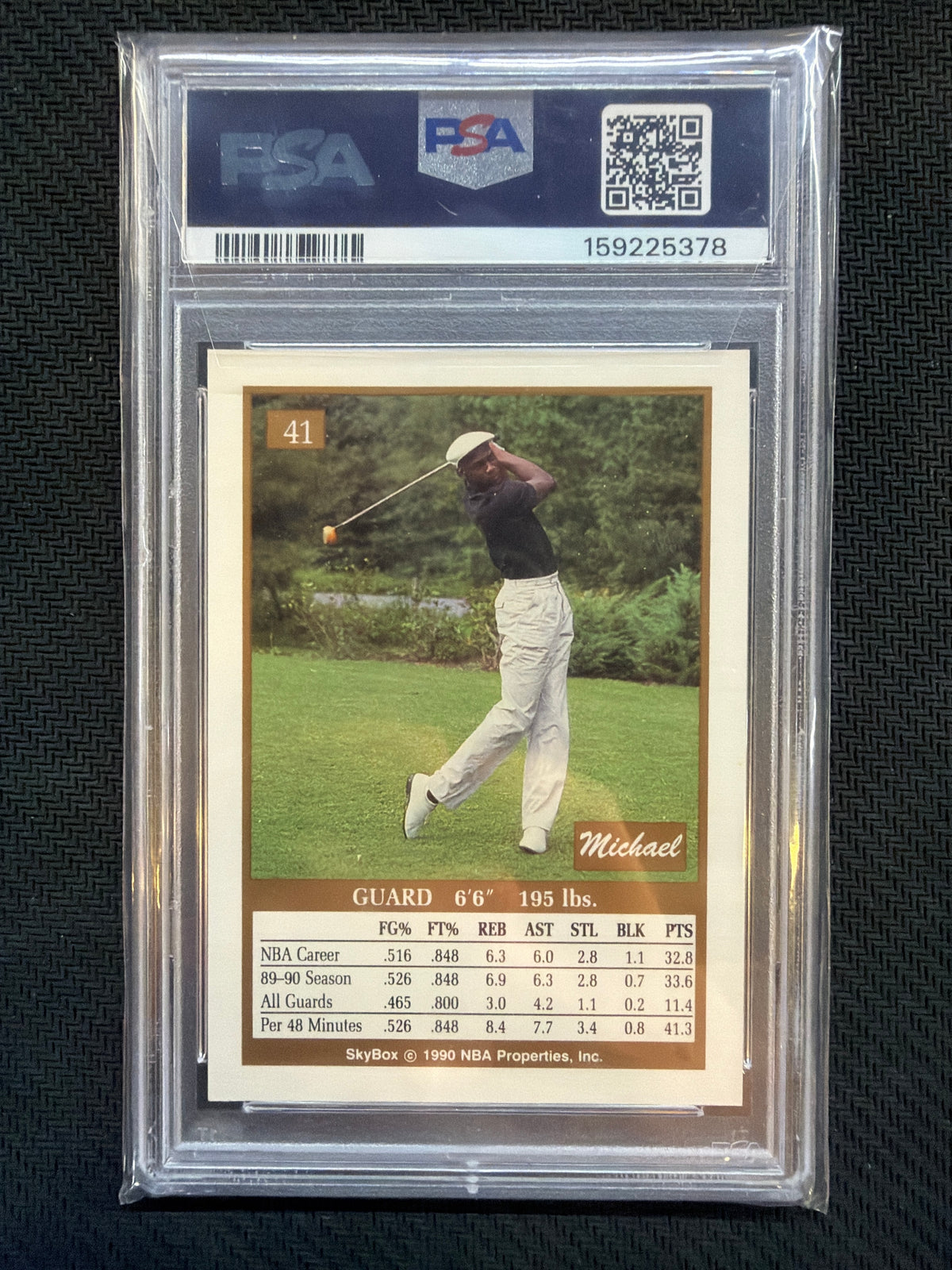 1990 Skybox Michael Jordan #41 PSA 5 Bulls