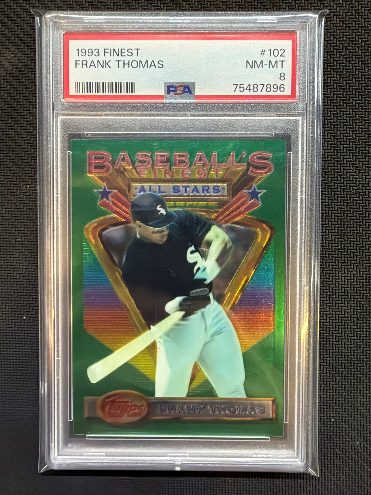 1933 Finest Frank Thomas #102 PSA 8 White Sox