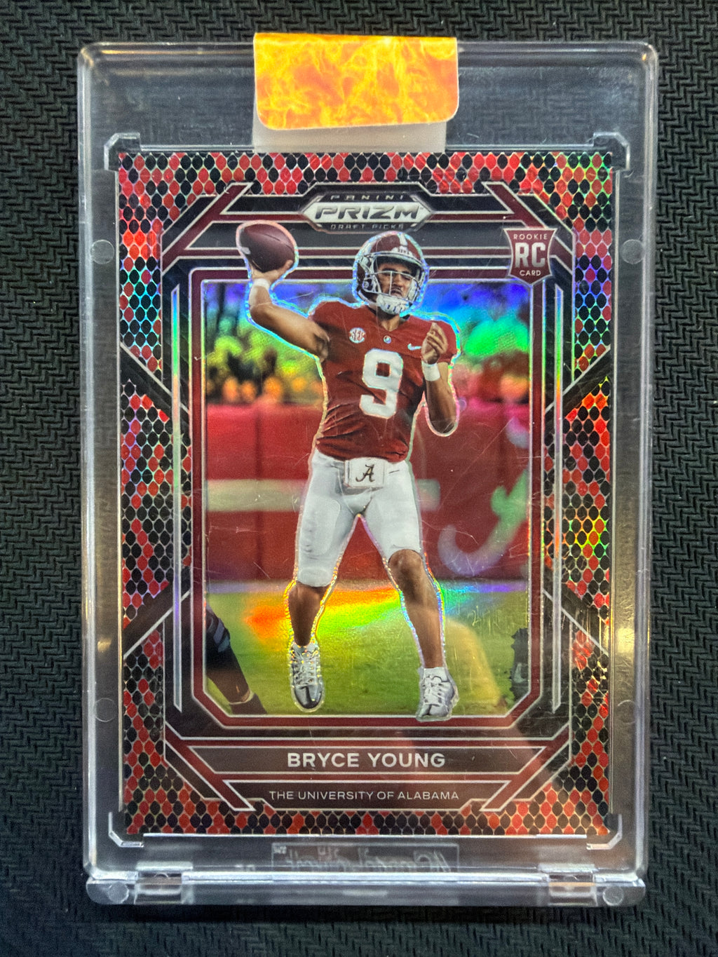 2023 Panini Prizm Bryce Young Snakeskin #101 Alabama