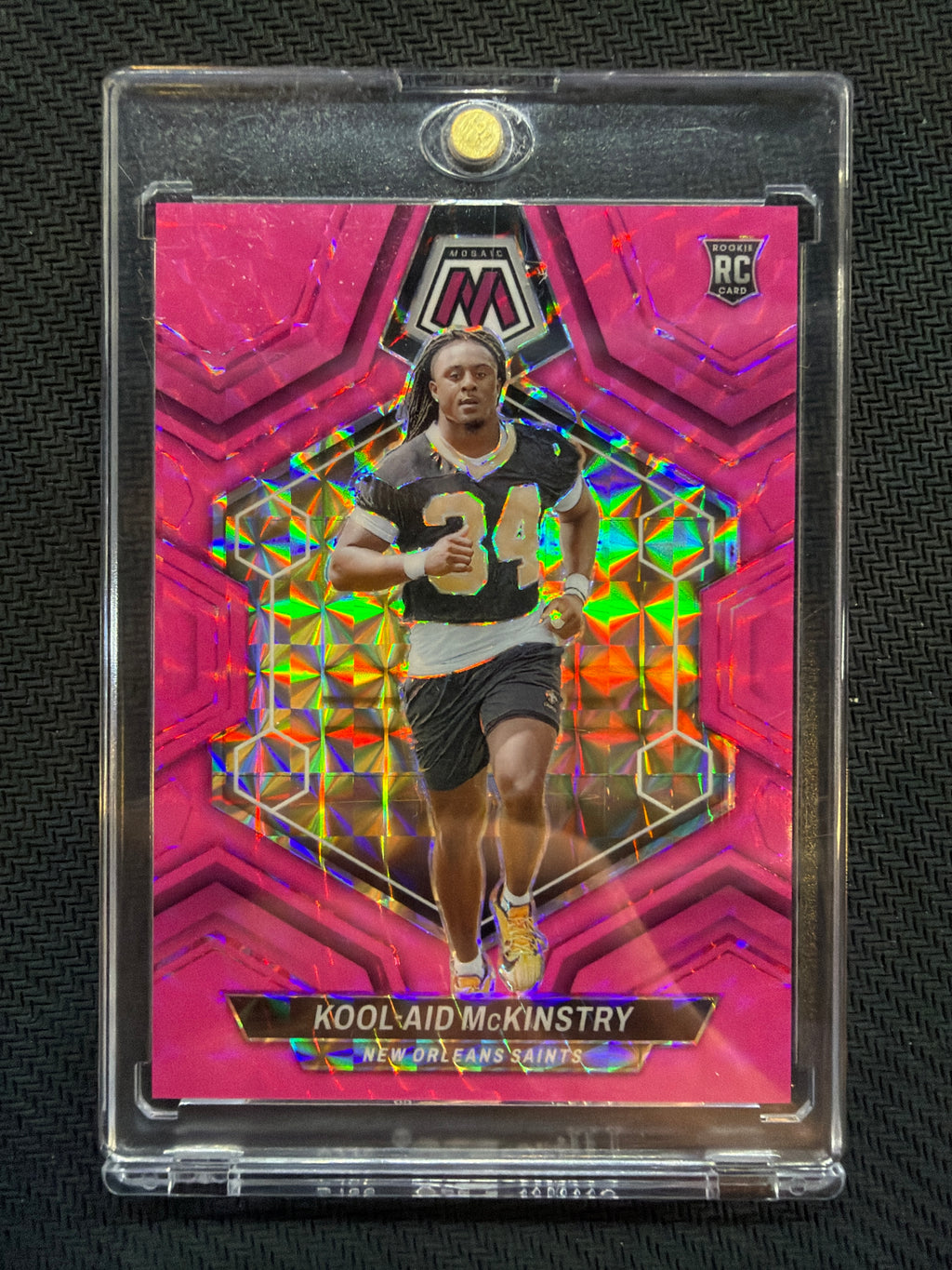 2024 Mosaic Kool Aid McKinstry Pink Fluorescent /10 #341 Rookie