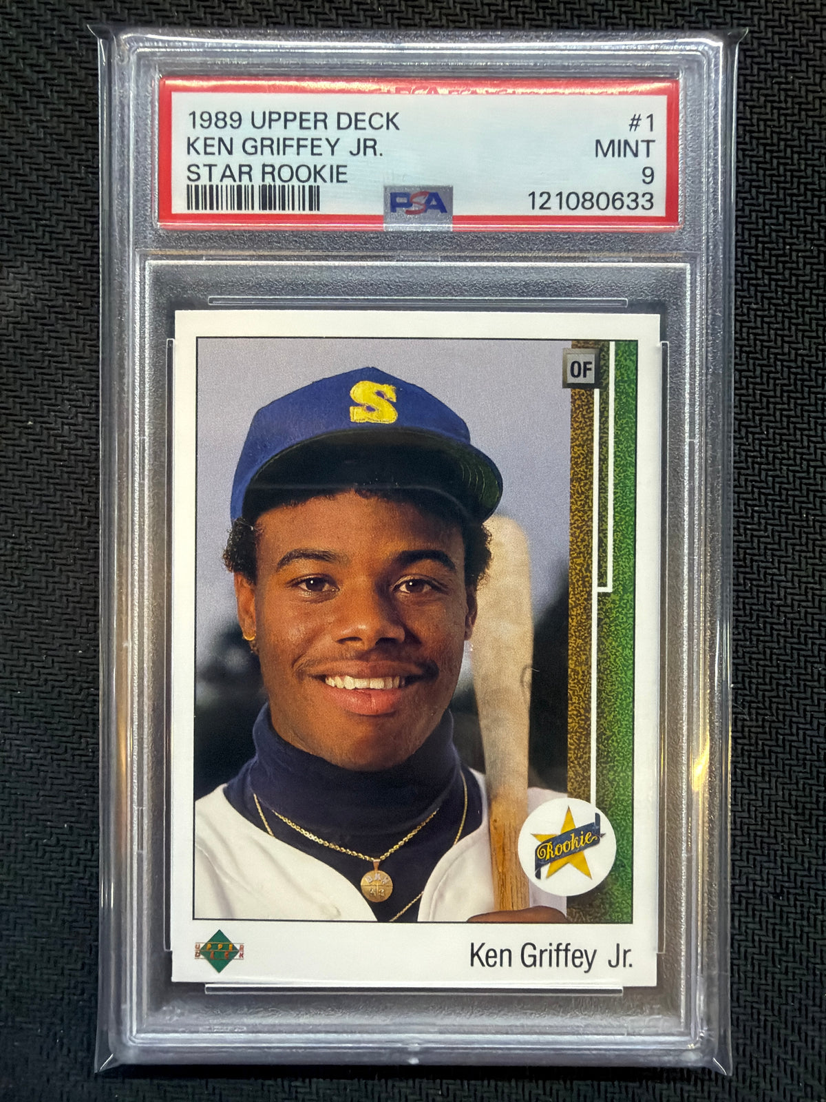 1989 Upper Deck Ken Griffey Jr Star Rookie #1 PSA 9 Mariners