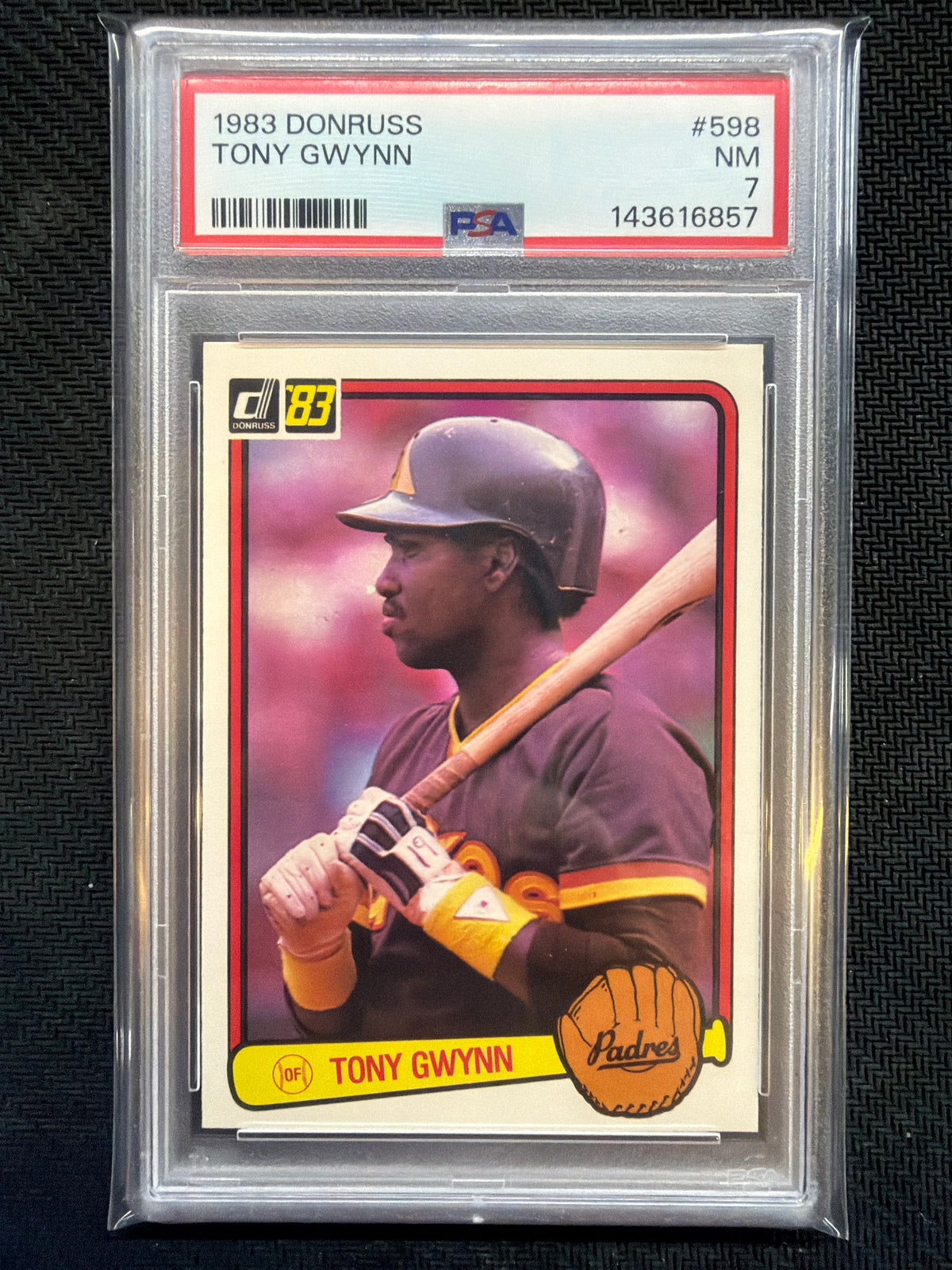 1983 Donruss Tony Gwynn #598 PSA 7 Padres