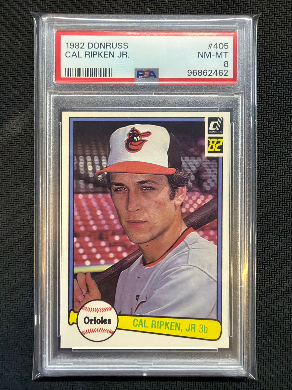 1982 Donruss Cal Ripken Jr #405 PSA 8 Orioles