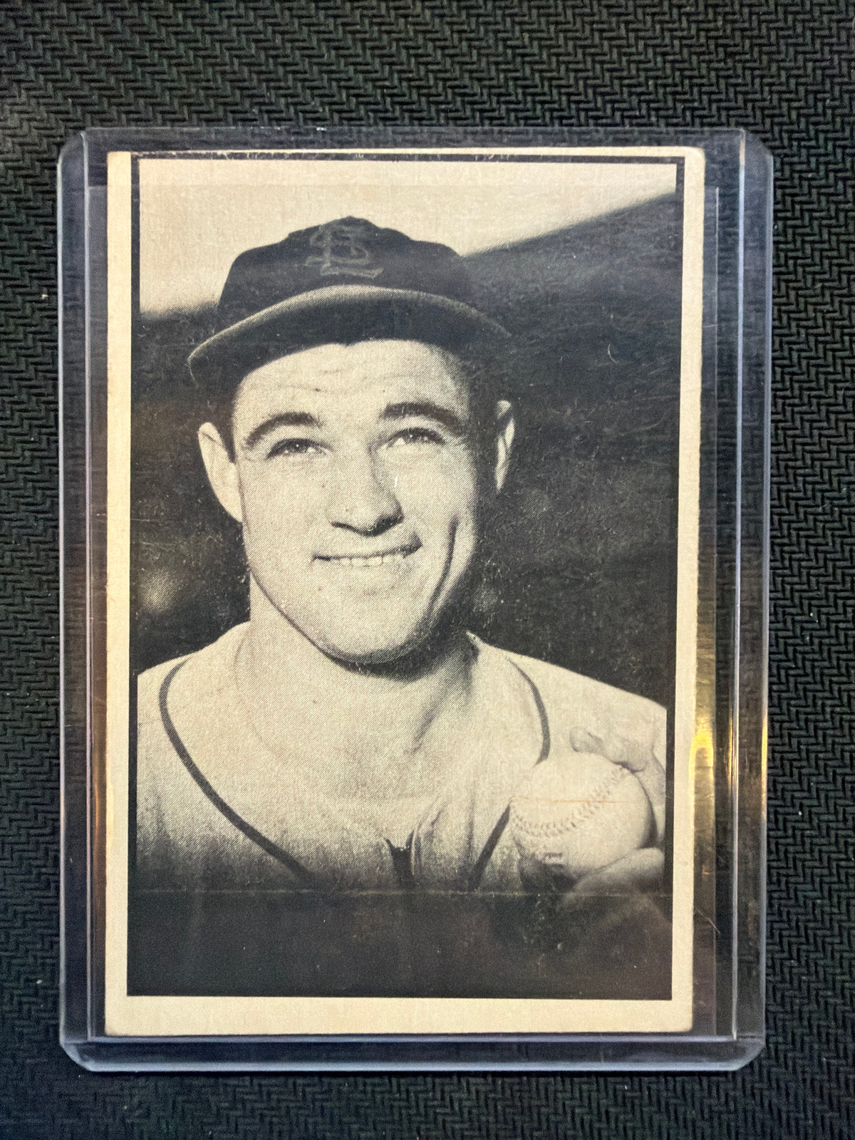 1953 Bowman Black & White Wilmer Mizell #23