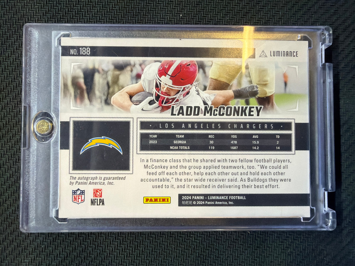 2024 Luminance Ladd McCoknkey Auto /100 Rookie Georgia