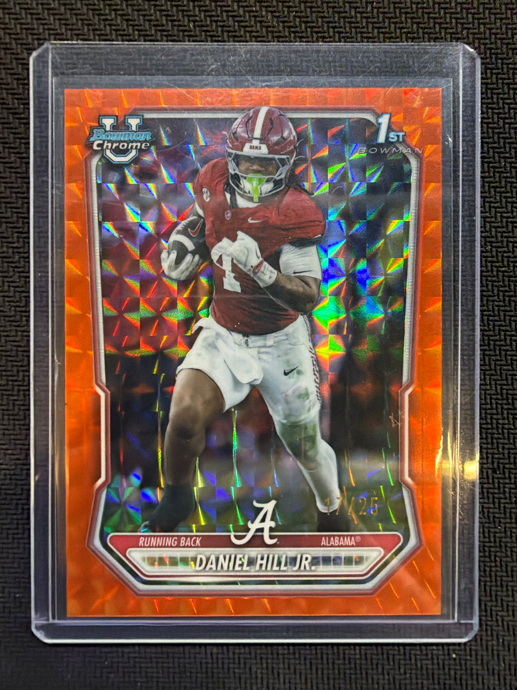 2026 Bowman Chrome Daniel Hill Jr Orange /25 Alabama