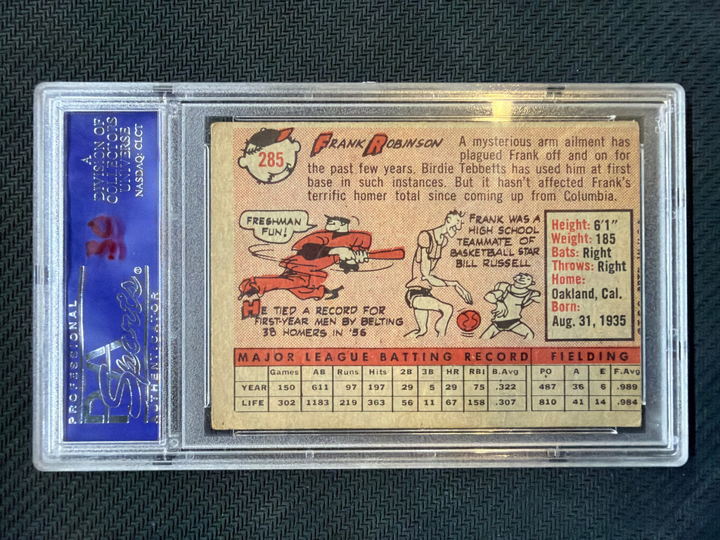 1958 Topps Frank Robinson #285 PSA 3