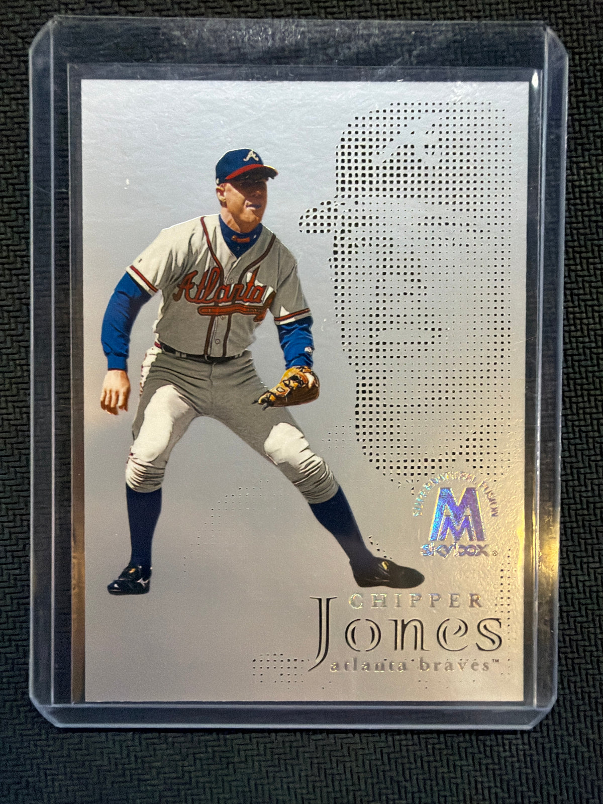 1999 Skybox Molten Metal Chipper Jones Fusion #43F Braves