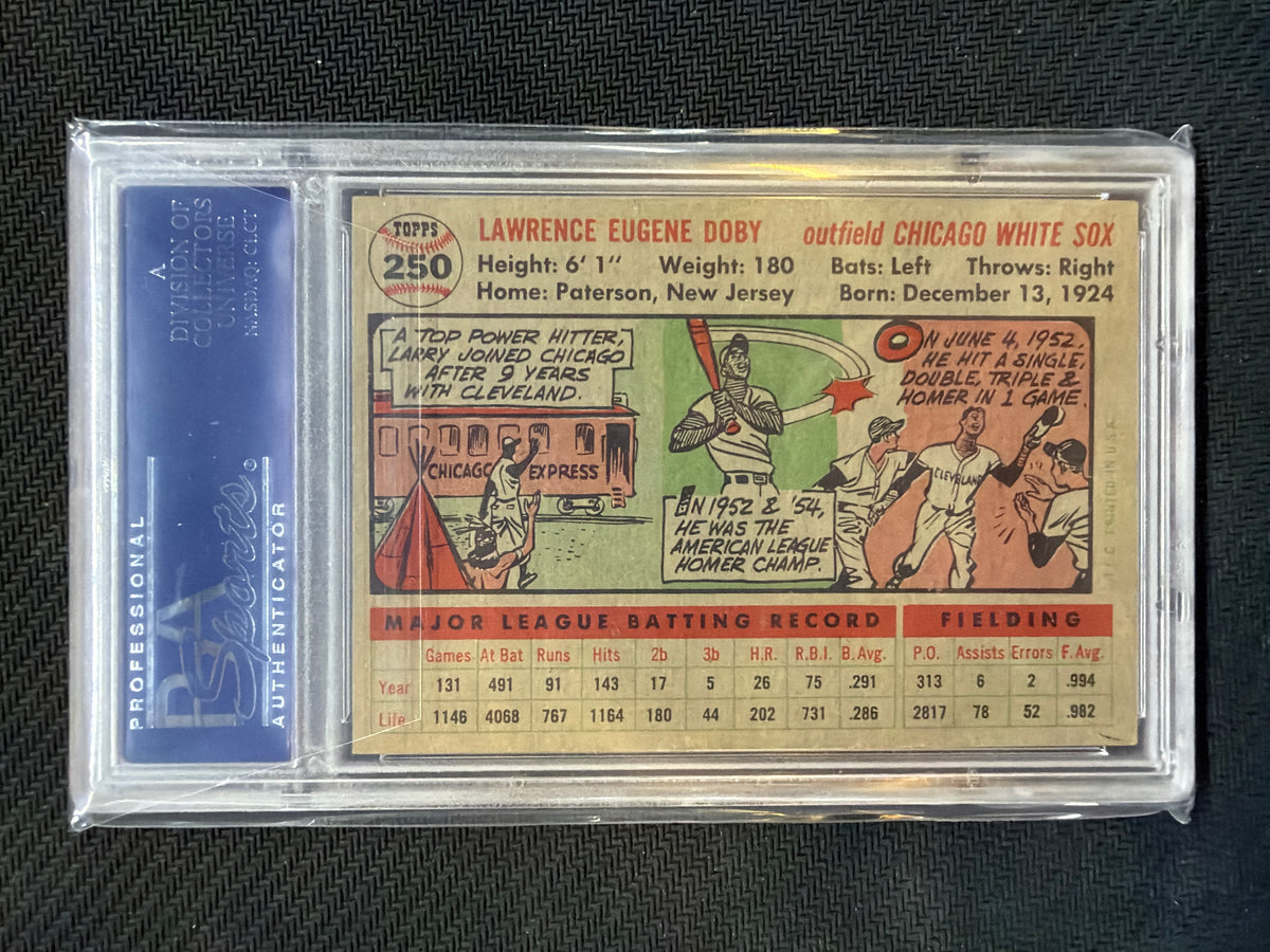1956 Topps Larry Doby #250 PSA 5 White Sox