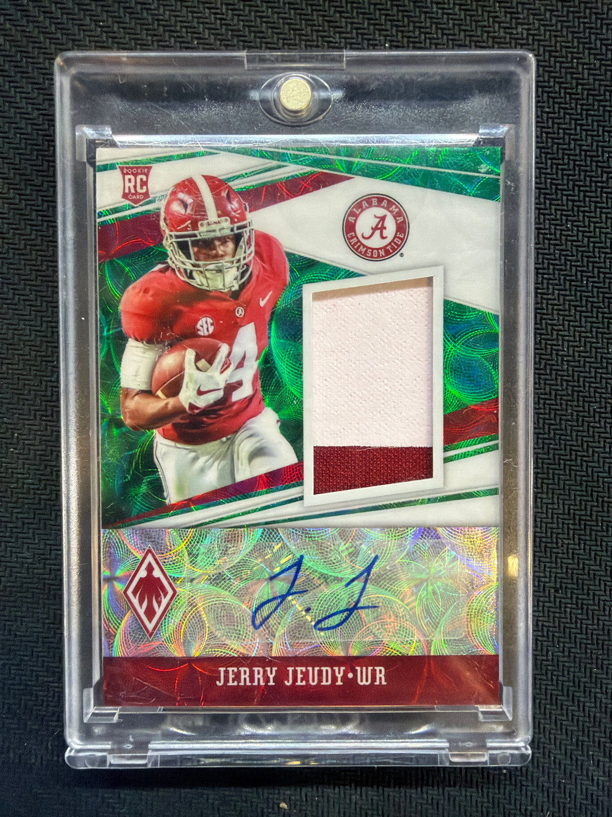 2020 Panini Chronicles Phoenix Jerry Juedy Patch Auto /25 Alabama