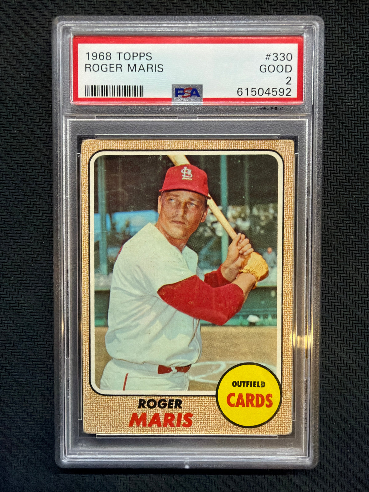 1968 Topps Roger Marris #330 PSA 2