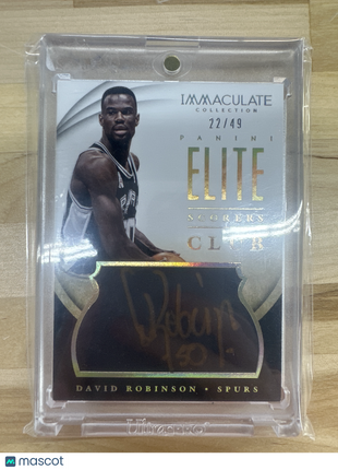 2013 Immaculate David Robinson Elite Club Auto /49