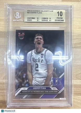 2024-25 Bowman U Now - Cooper Flagg #44 BGS 10