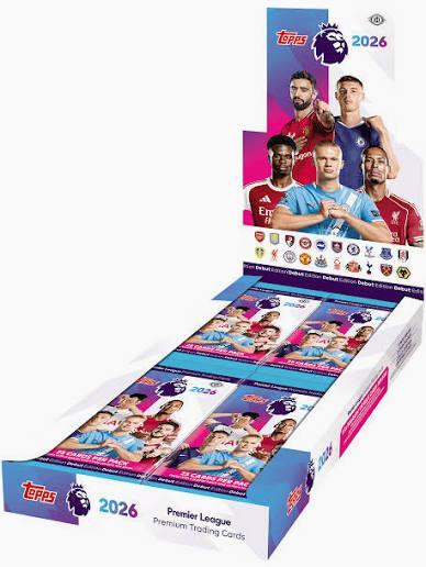 2026 Topps Premier League EPL Debut Edition Hobby Box