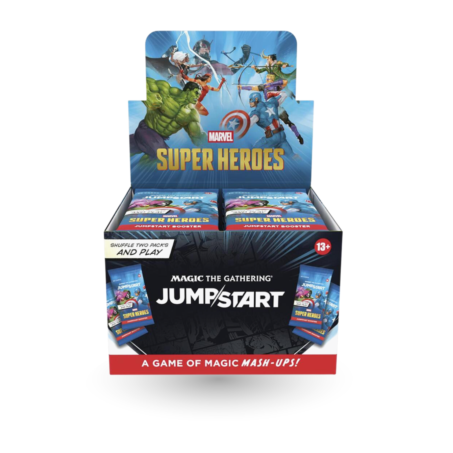 Magic The Gathering: Marvel Super Heroes Jumpstart Booster Display