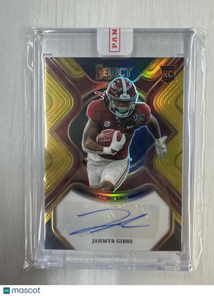 2023 Select Draft Picks Jahmyr Gibbs Gold Auto /10