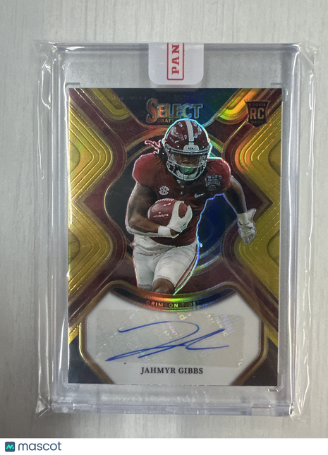 2023 Select Draft Picks Jahmyr Gibbs Gold Auto /10