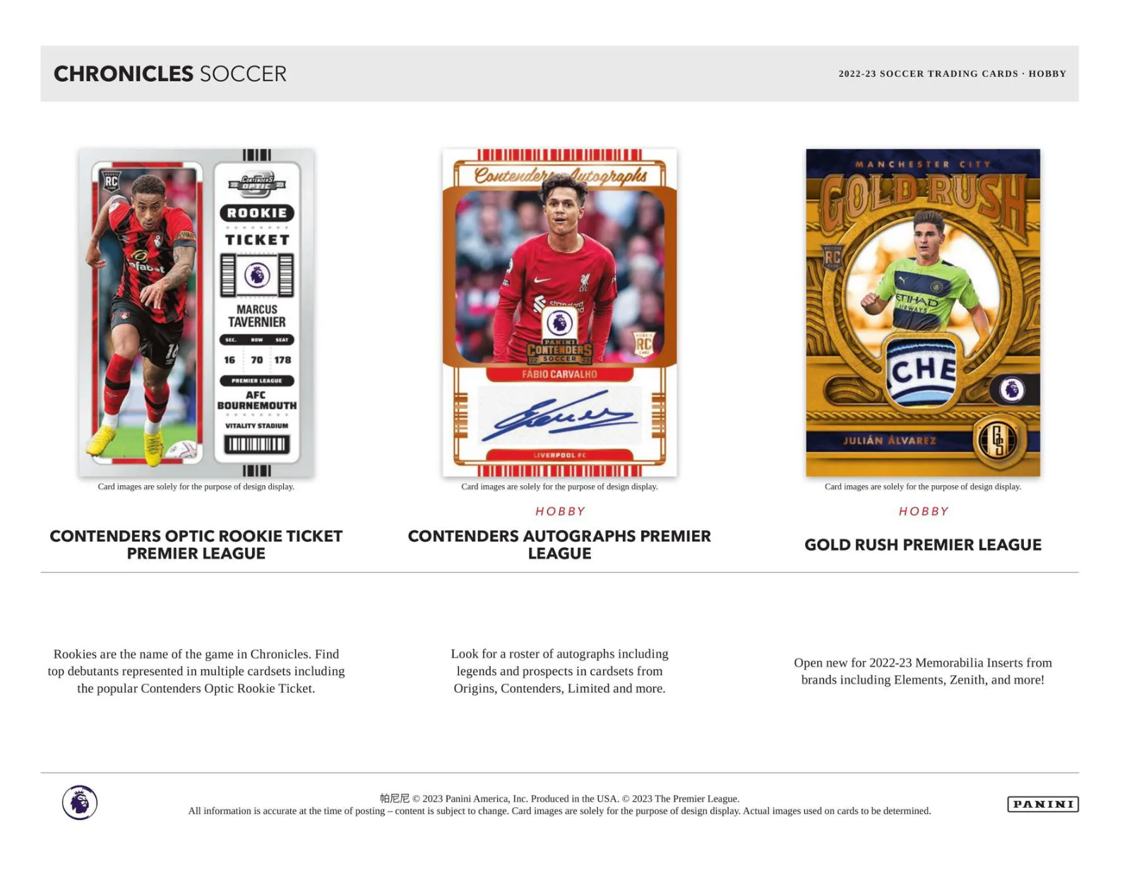 2022-23 Chronicles Soccer Hobby Box