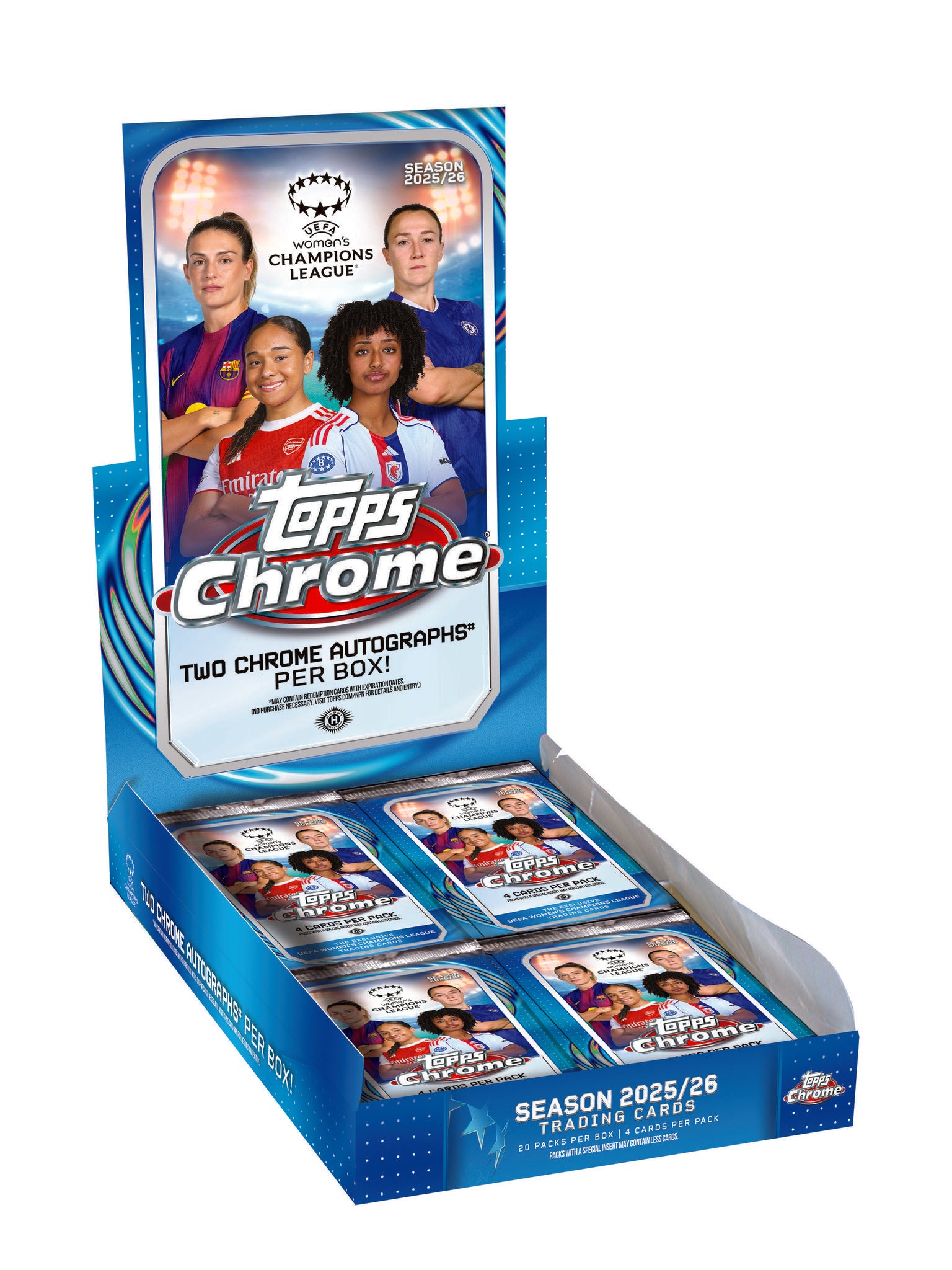 2025/2026 Topps UEFA Champions League Womens Chrome Hobby