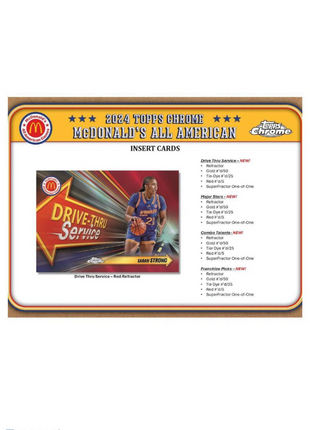 2024 Topps Chrome McDonald's All American Basketball Hobby Box